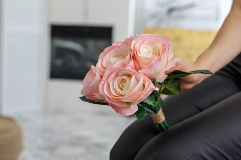 Rosenstrauß Esperance in rosa – Bild 3