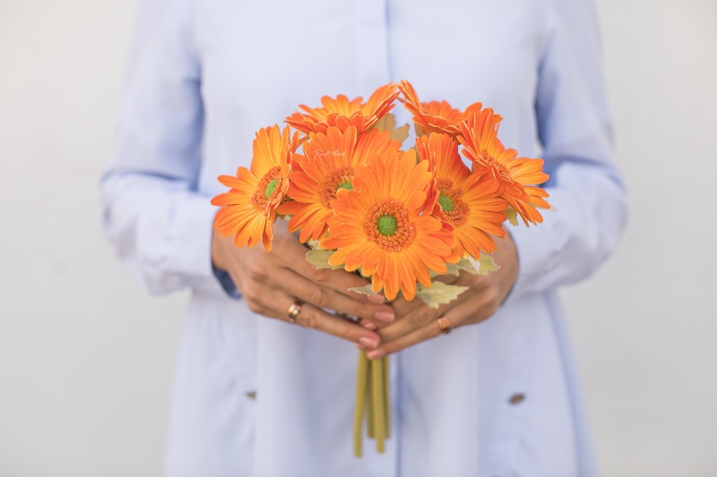 Gerbera Strauss Realtouch Blumen